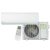 Polar SIEH0025SDR/SO1H0025SDR Rainbow oldalfali monosplit klíma 2,5kw black/silver