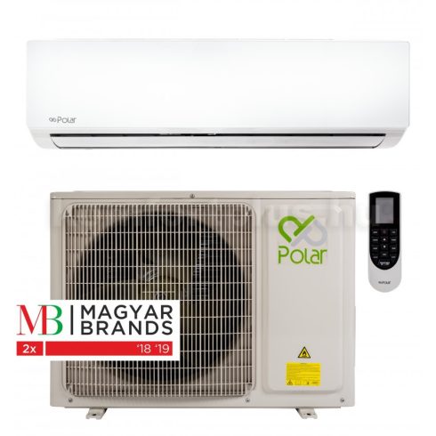 Polar SIEH0035SDR/SO1H0035SDR Rainbow oldalfali monosplit klíma 3,5kw balck/silver